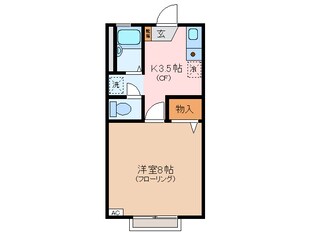 コーポNORAの物件間取画像